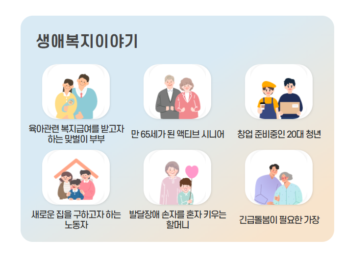 서울 복지포털 인터넷 홈페이지