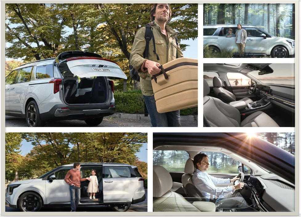 가족용 미니밴의 대명사 카니발의 외관 및 실내 이미지