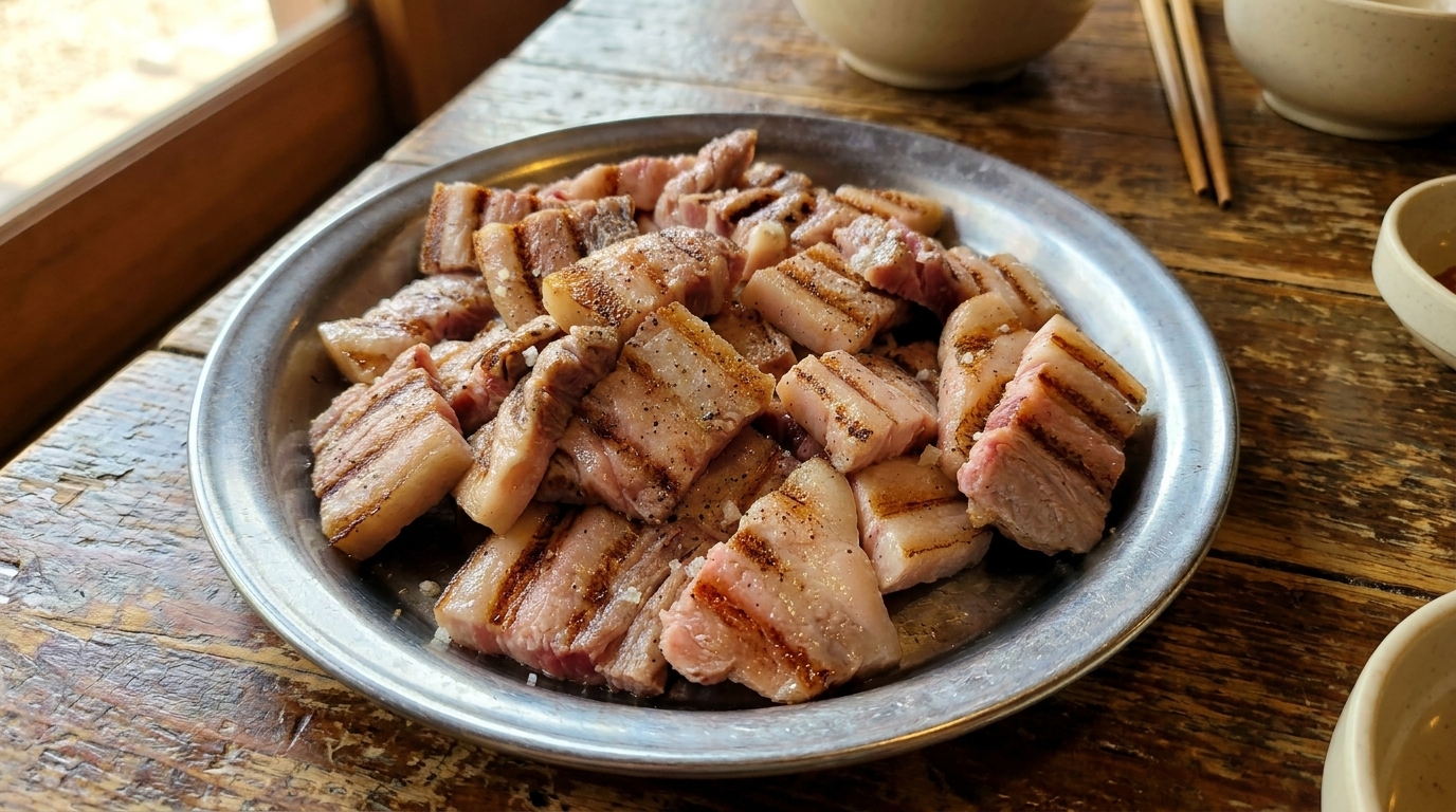 젠슨황 한국 방문 홍대 삼겹살 맛집 대기업 총수 회동 식당 위치