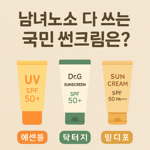 썬크림 종류 잘 알아보고 선택하세요
