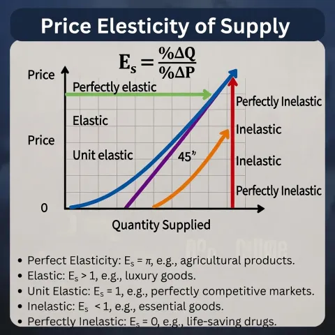 공급탄력성 그래프
