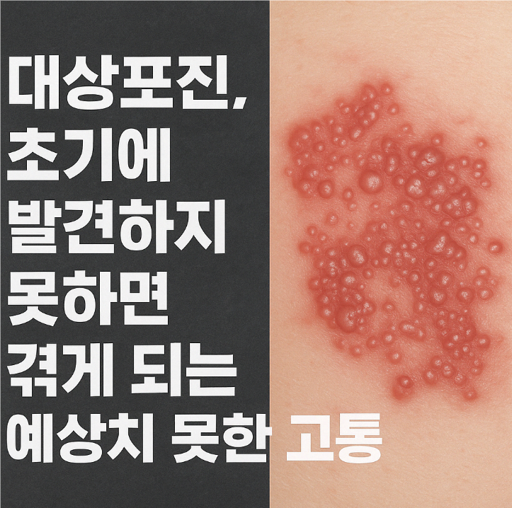 대상포진 초기증상과 합병증, 대처법