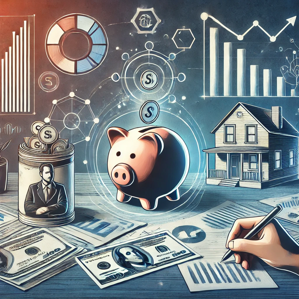 자산 관리하는 사람의 모습