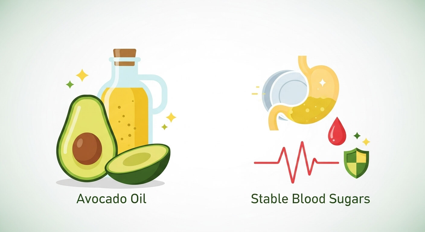아보카도 오일 – 균형 잡힌 지방과 포만감 유지