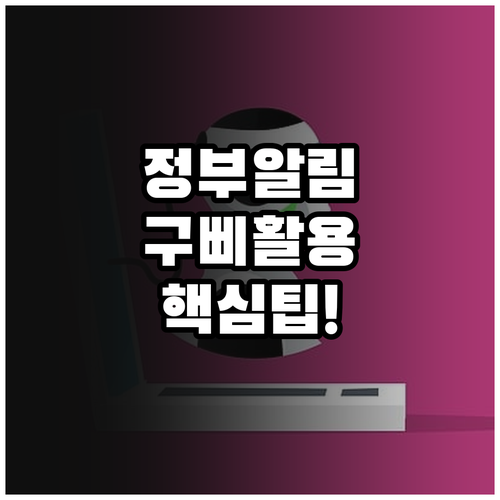 행정 정보 실시간 알림 국민비서 구삐..