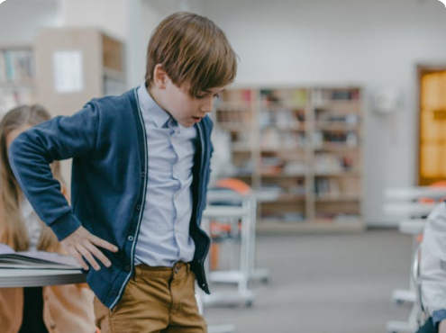 elementary student swearing emotion