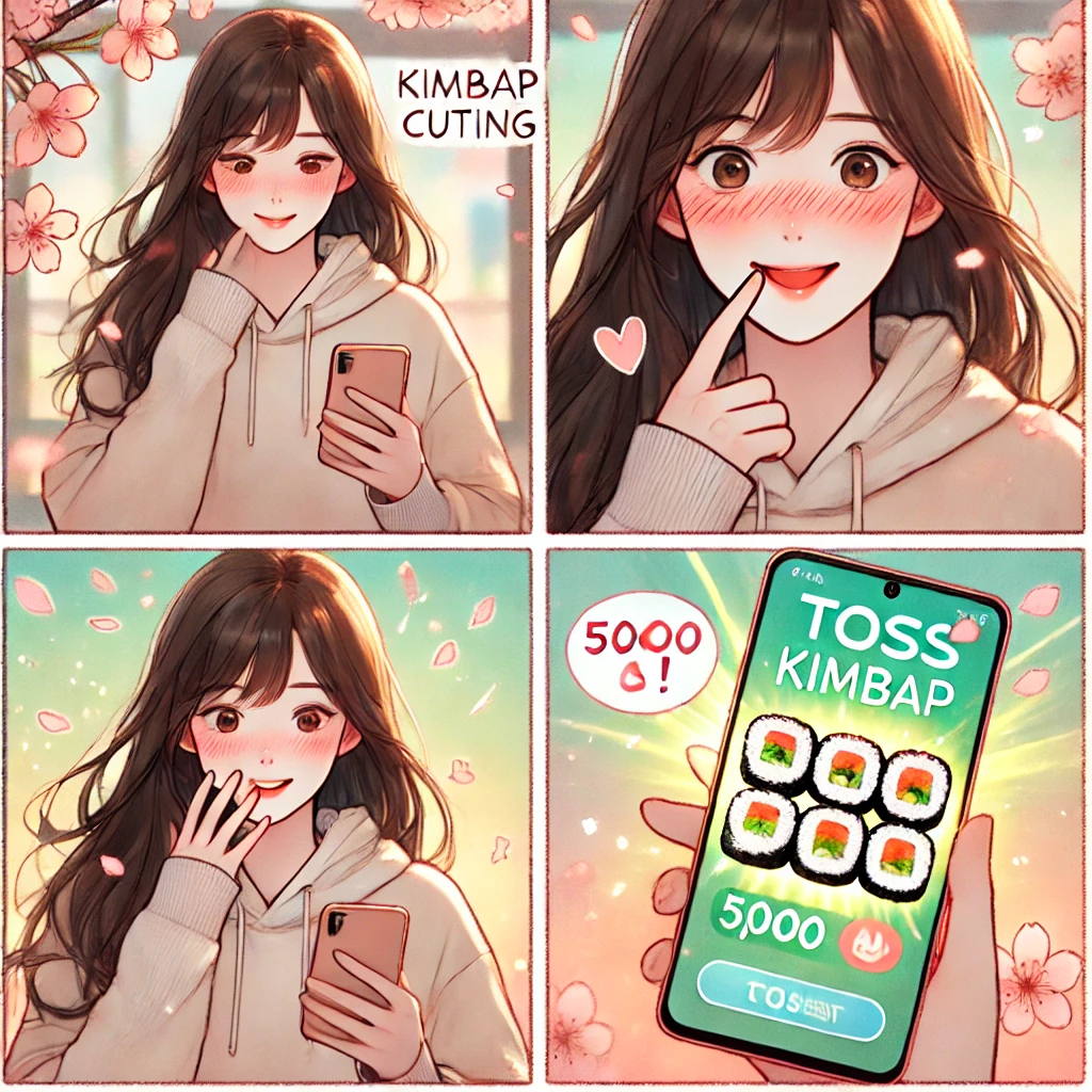 토스 김밥자르기 용돈이벤트 앱테크 참여방법 관련 사진