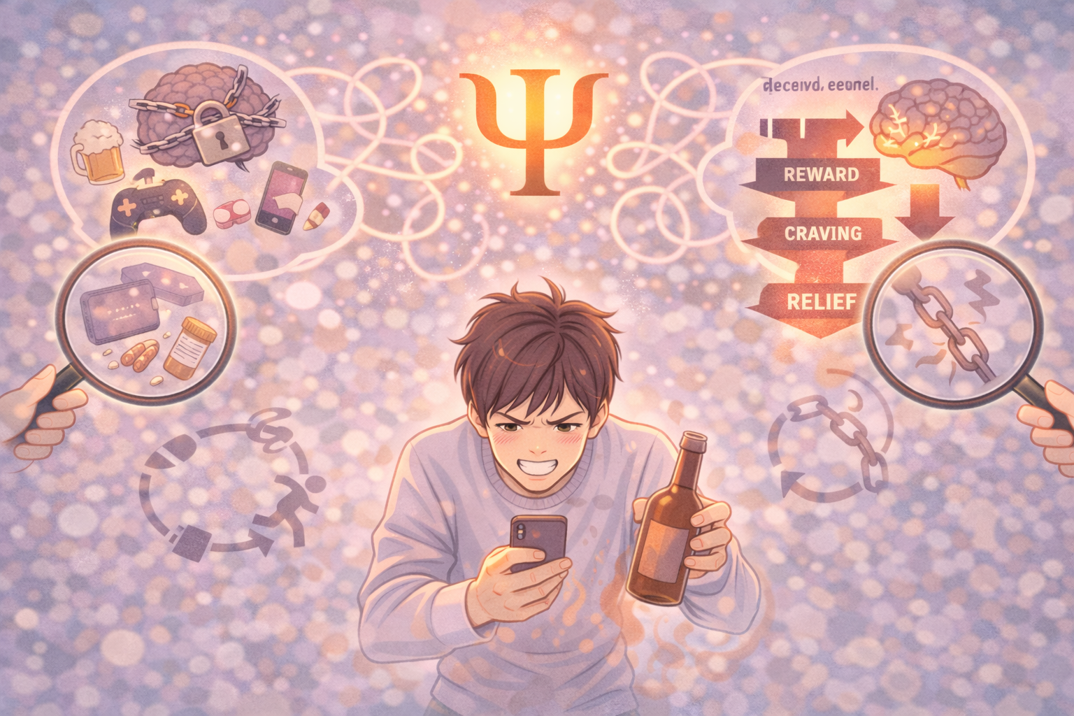 중독 행동의 심리학적 메커니즘과 반복의 이유 이미지