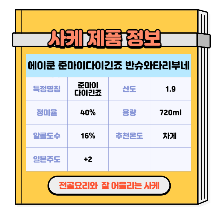 일본술 사케 전골요리와 잘 어울리는 사케추천