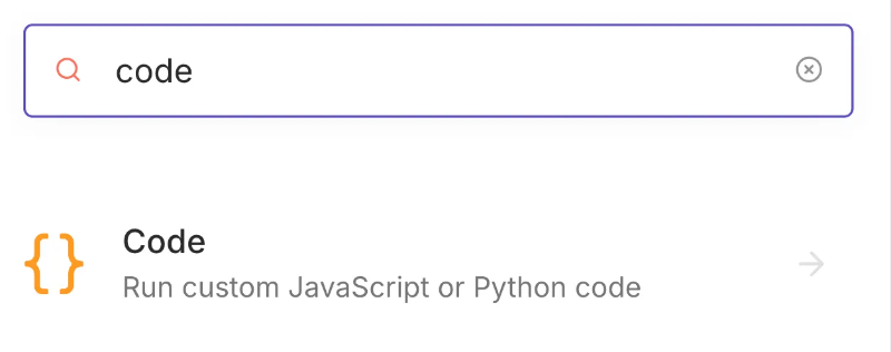 Code in JavaScript