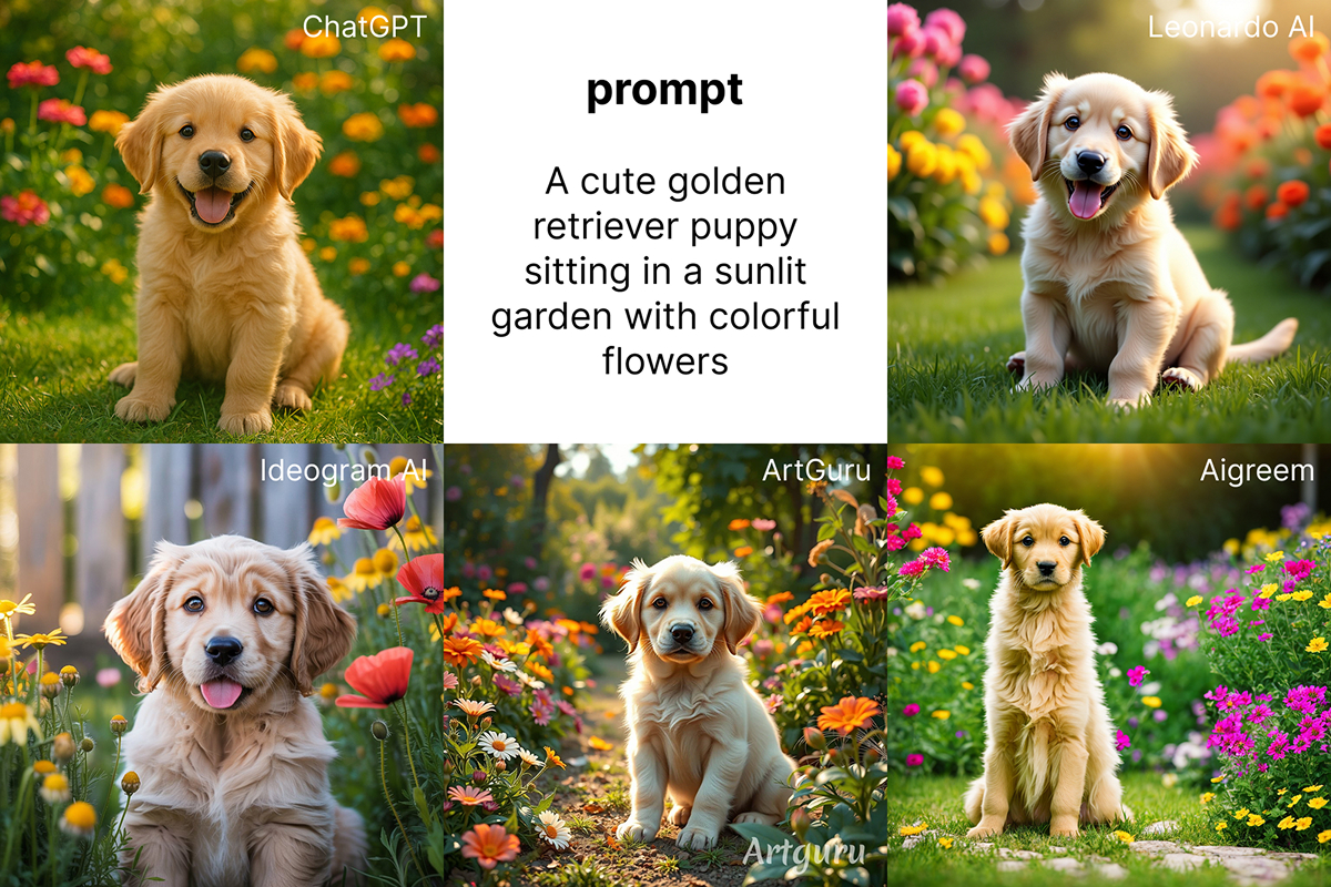 무료 AI 그림 생성 사이트 추천 BEST 6 (2025 최신, 생성 이미지 비교)