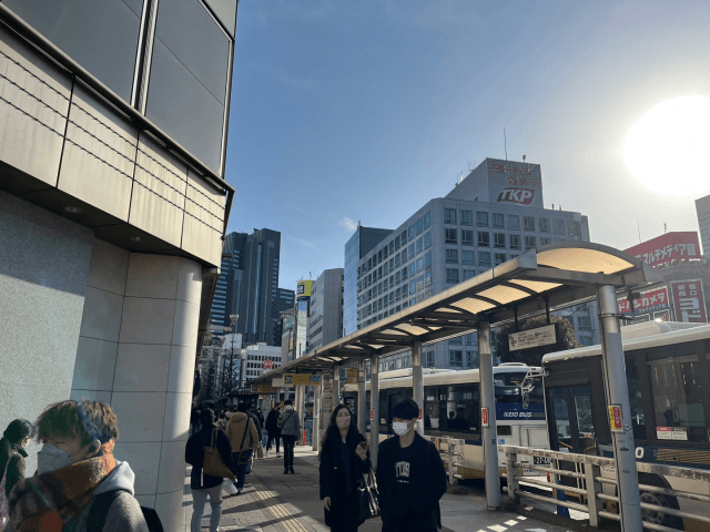 신주쿠역 버스 승강장