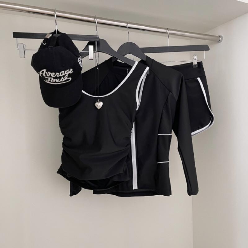 3피스SET 아더 래쉬가드 세트 수영복 체형커버 여름 물놀이 팬츠