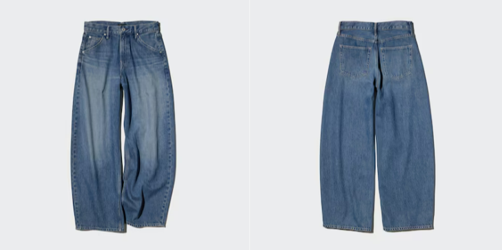 유니클로배기커브진,유니클로 배기커브진 후기,유니클로 커브진 코디,여름 데님 팬츠 추천,키작녀 배기진,유니클로,배기진,커브진,여름바지