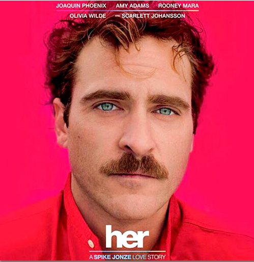 영화 'Her' 의 테오도르 역. 호아킨 피닉스.