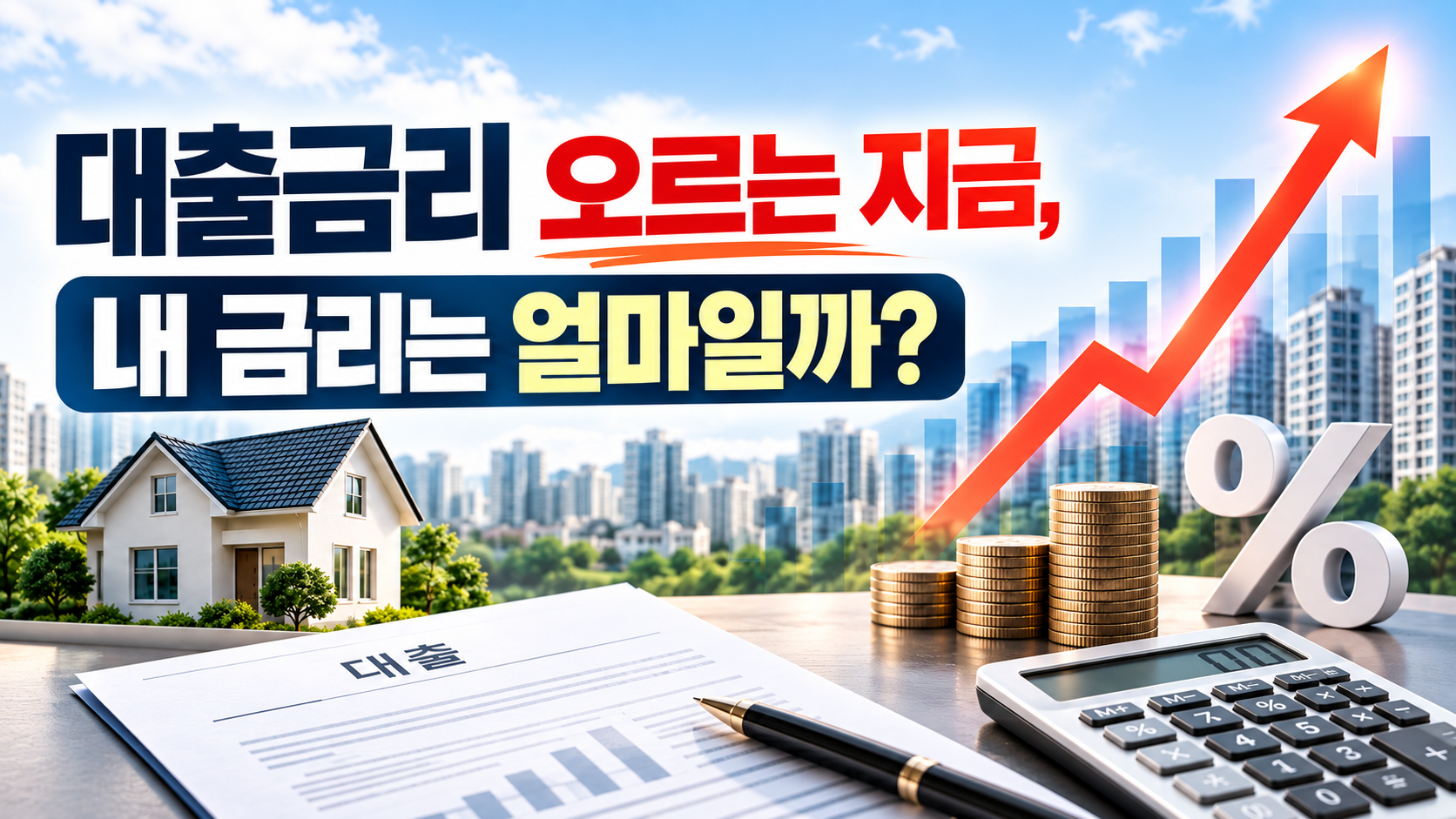 대출금리 오르는 지금, 내 금리는 얼마일까? 본문 대표이미지