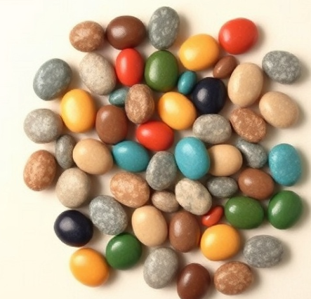 옥돌자갈한과그림