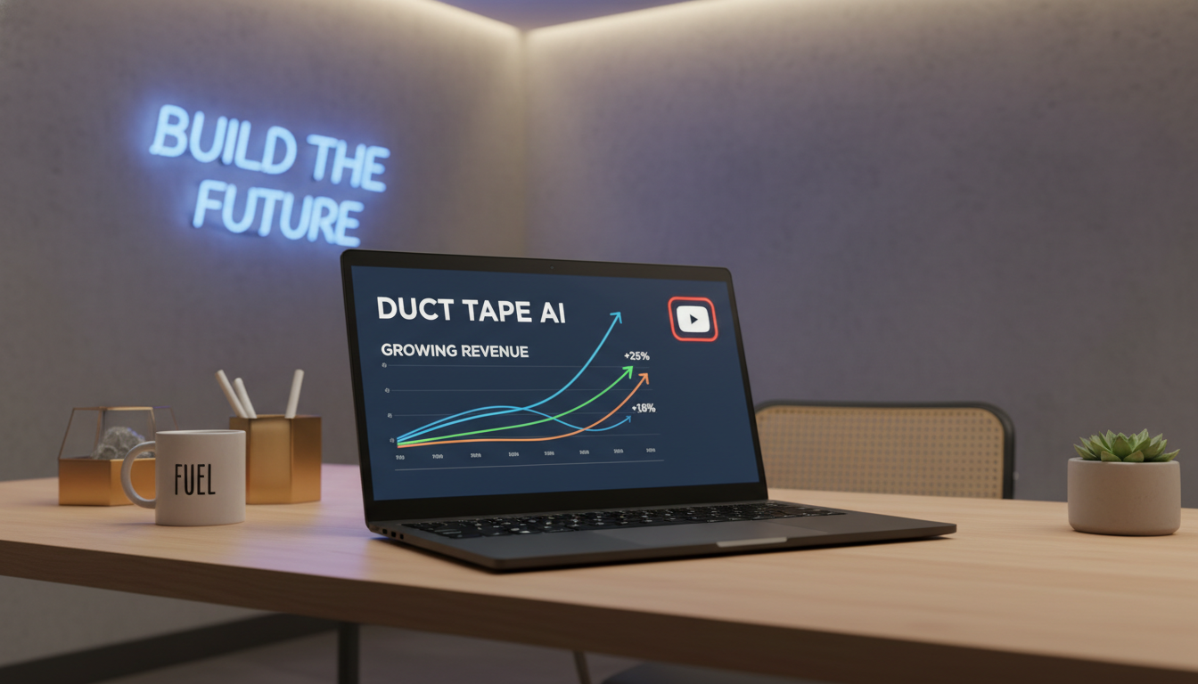 2026년 직장인 월 100만원 부업 세팅을 위한 덕테이프 AI 숏츠 자동화 대시보드 화면