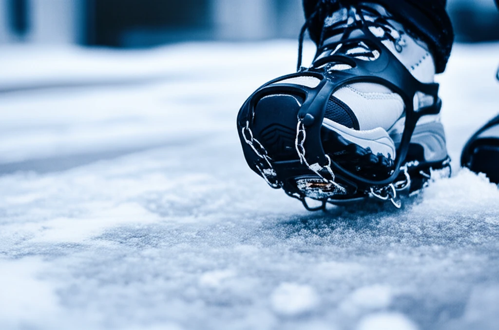 삿포로 1월 빙판길 안전 필수템 아이..