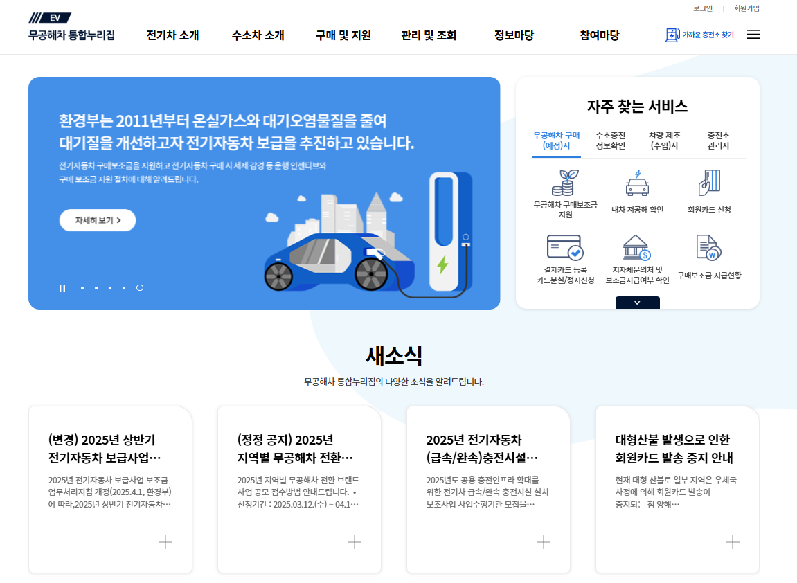 전기차 보조금 지급현황