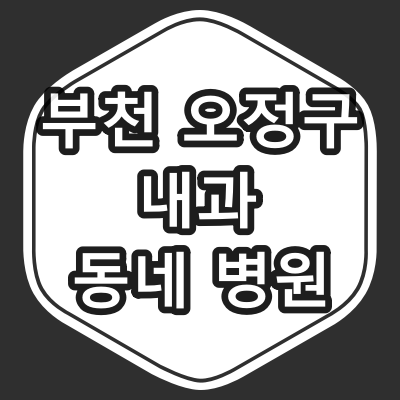 부천시 오정구 내과 전문의 진료 동네 병원