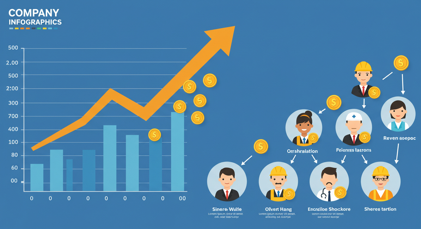 회사에서 주주에게 배당금을 지급하는 흐름도