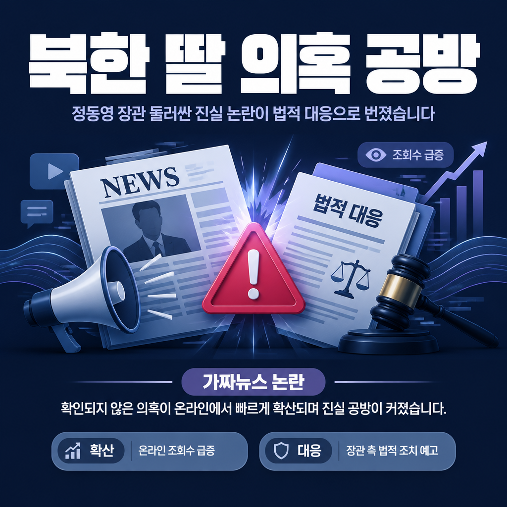 북한 딸 의혹 공방