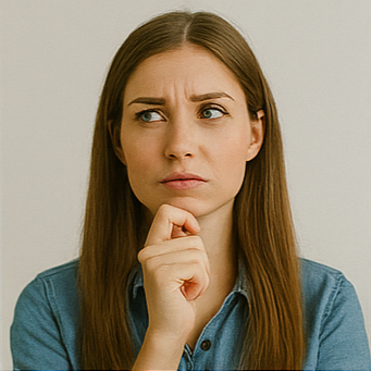 종합비타민 병과 정제&amp;#44; 선택을 고민하는 여성의 표정&amp;#44; 확대경으로 본 영양정보표의 성분표시