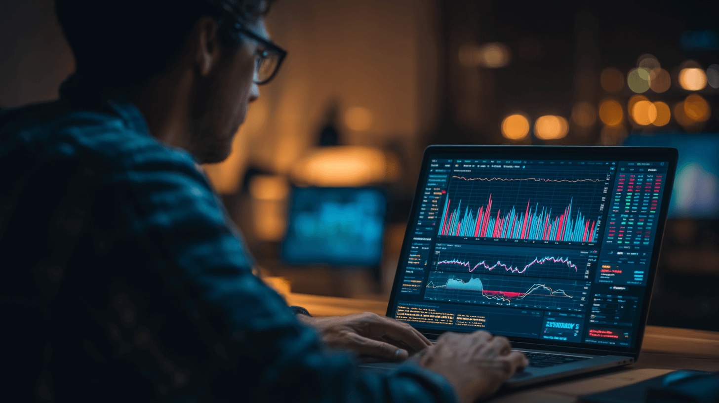 노트북-차트를-보고-있는-남성