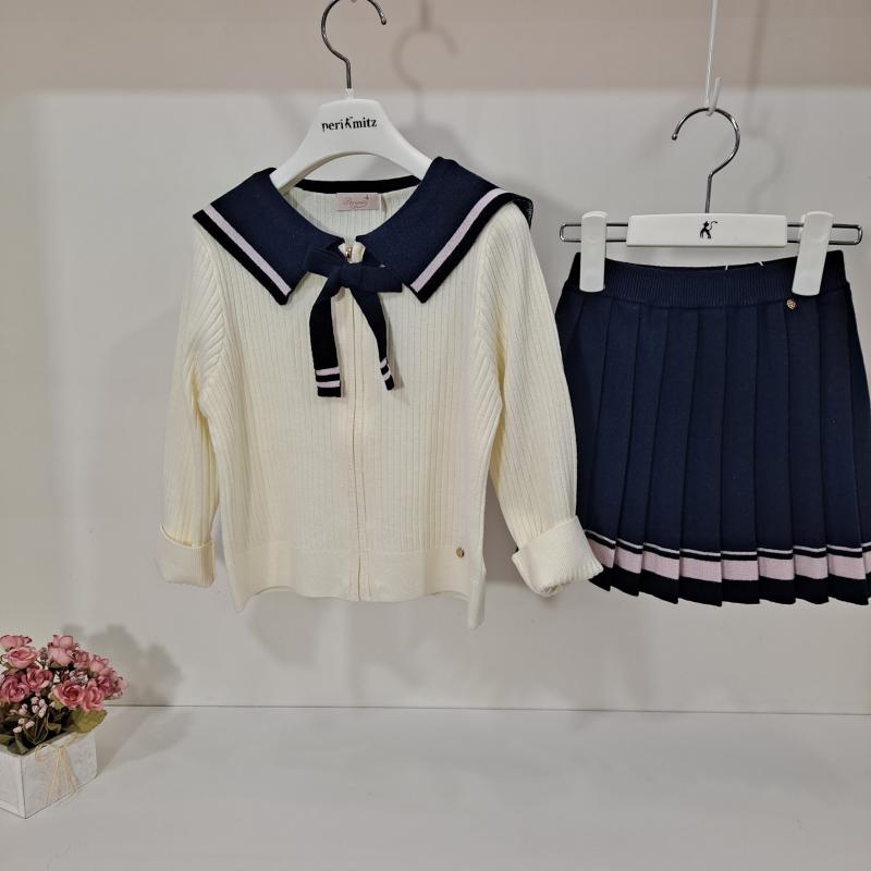 페리미츠 여아투피스 아동복 주니어의류 초등여아 입학식룩 P241 세일러니트 상하복
