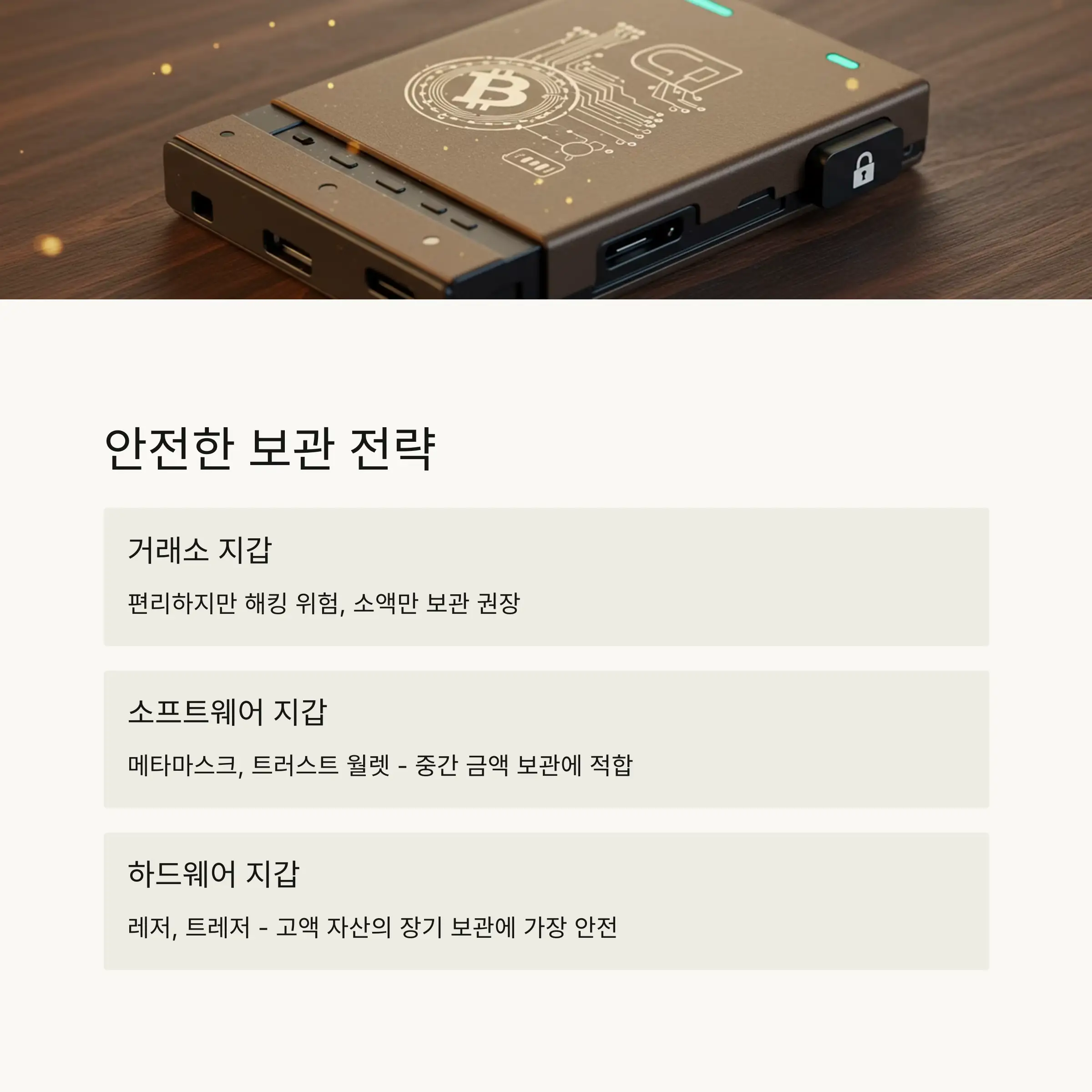 🔐 안전한 보관 전략