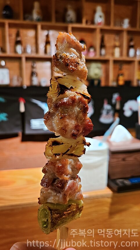 야키토리-하루-닭다리살-꼬치