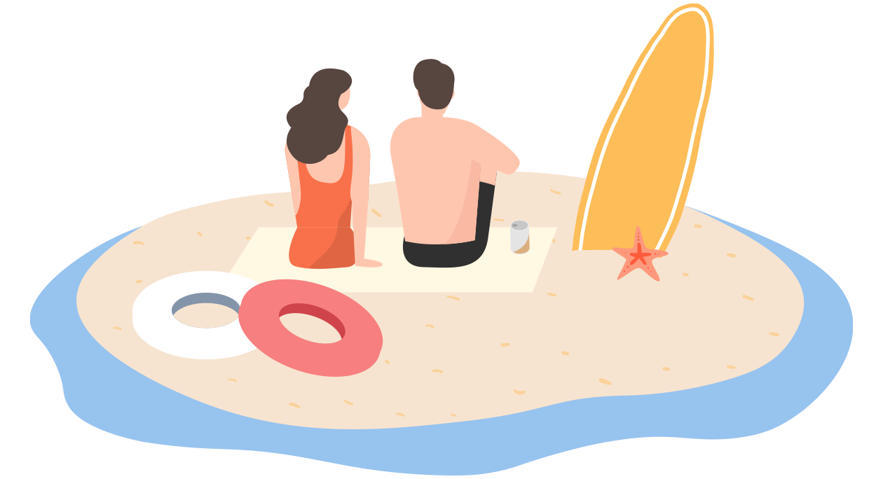 여름 휴가 이미지