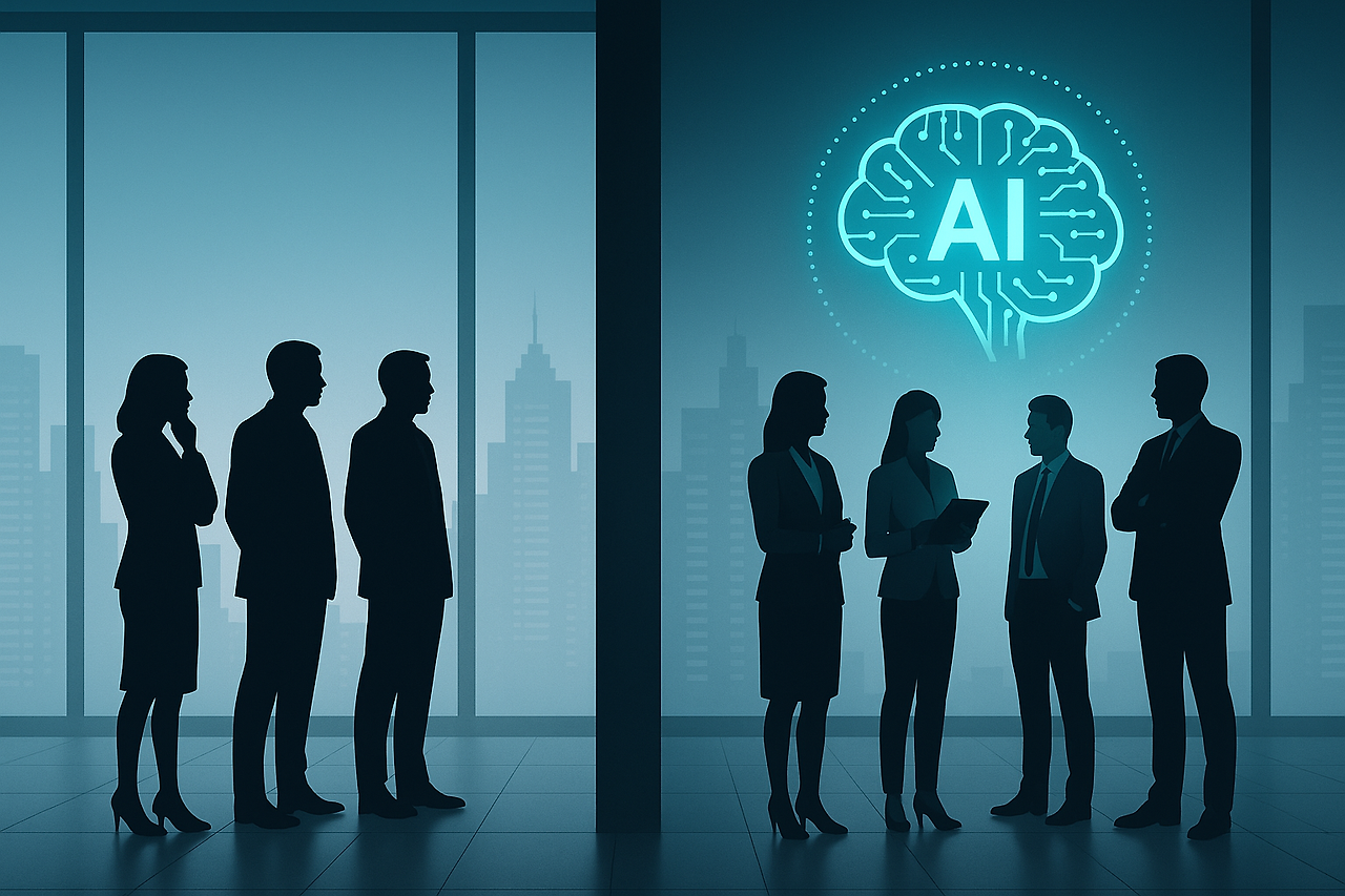 비즈니스 환경에서의 AI 활용 격차