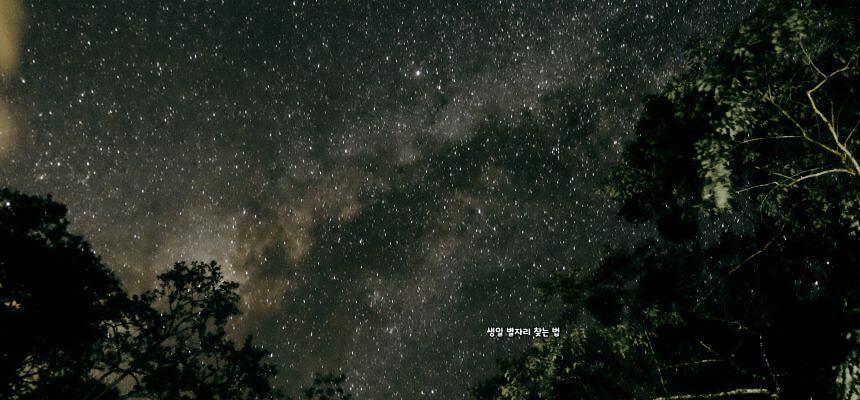 생일 별자리 찾는 법