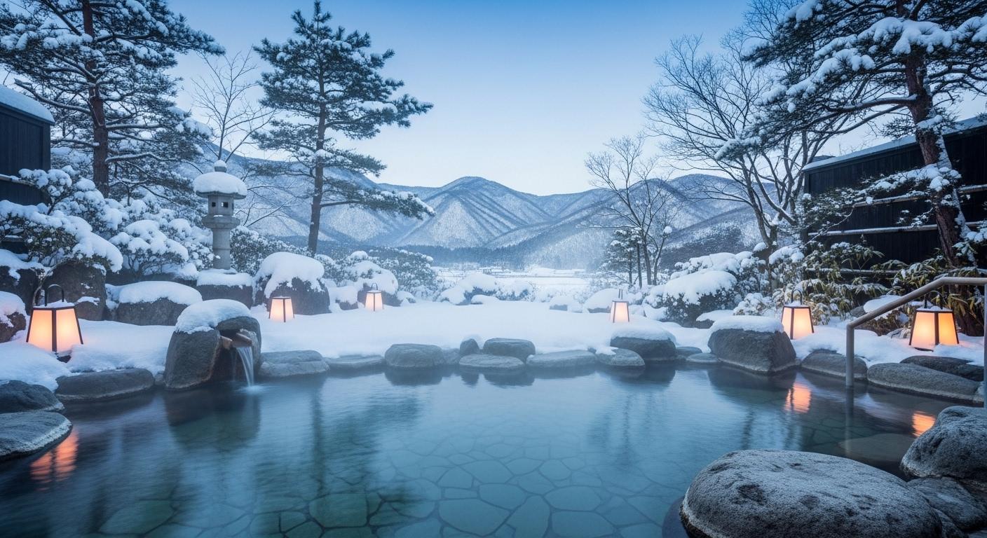 일본 겨울 온천 여행지 추천