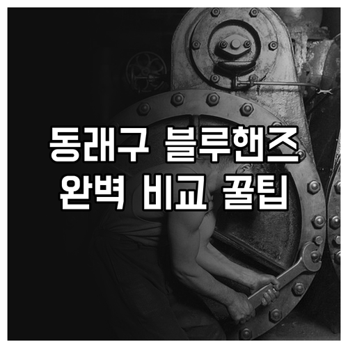 블루핸즈 동래점 수안점 온천점 특징 ..