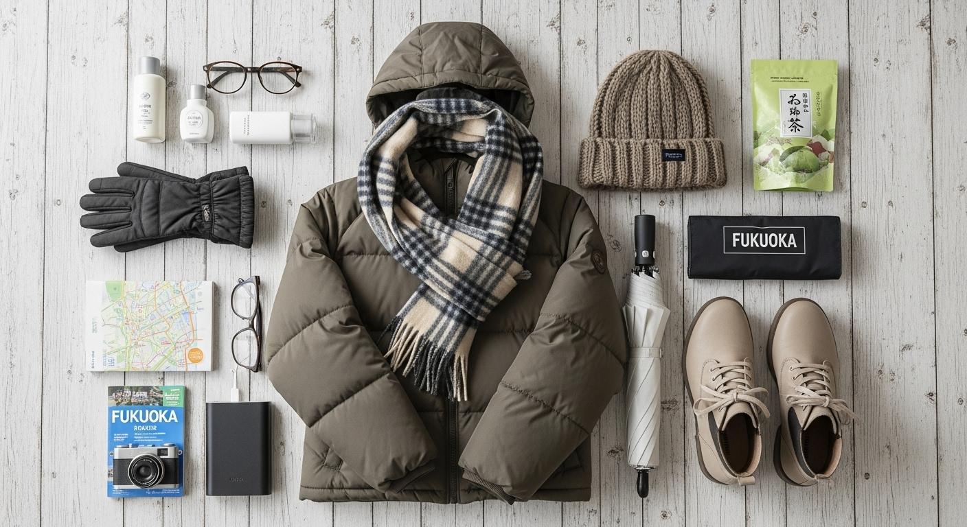 겨울 후쿠오카일본 여행 준비물