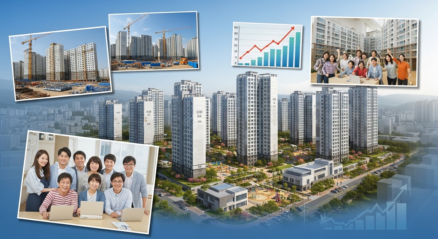 공공임대주택 확대 & 주택 공급 중심 정책 전환