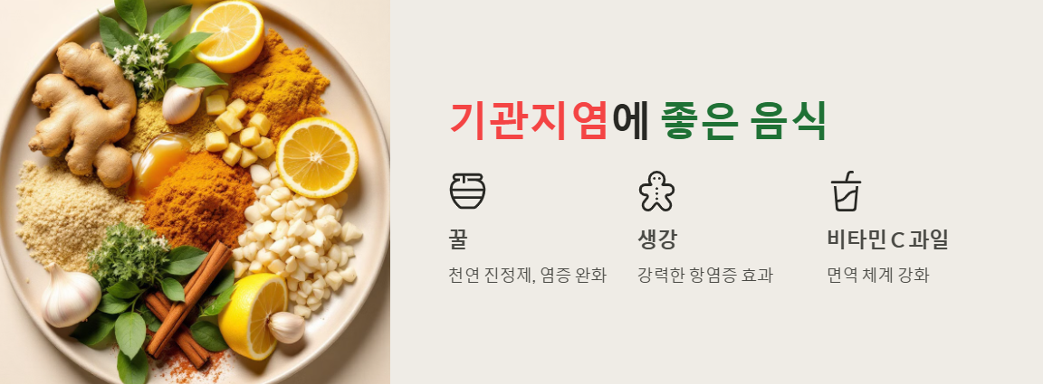 기관지염에 좋은 음식