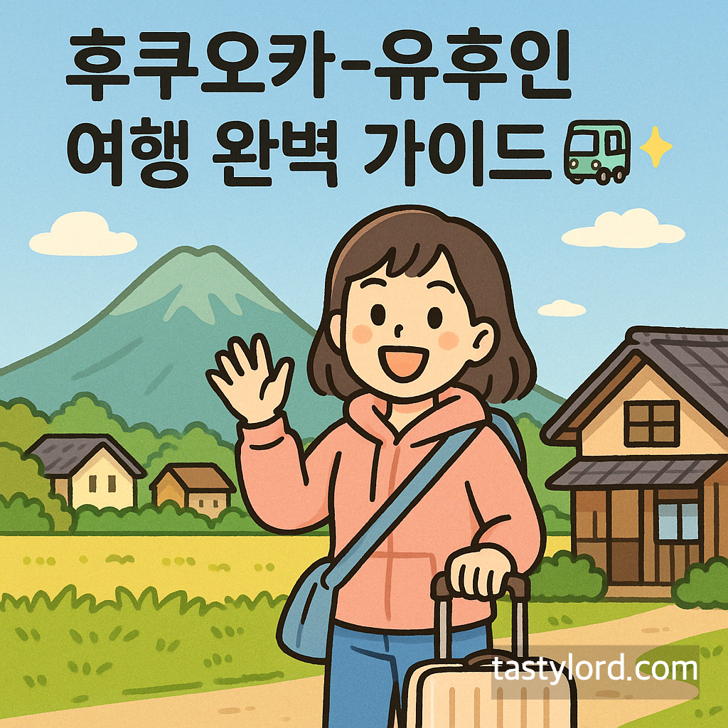 후쿠오카 유후인 버스투어 VS 자유여행 완벽분석