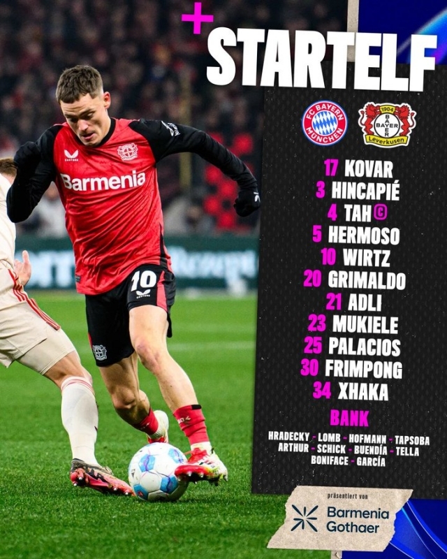 바이에른 뮌헨vs레버쿠젠