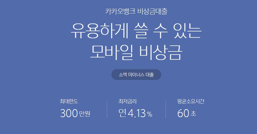 비상금대출 한도