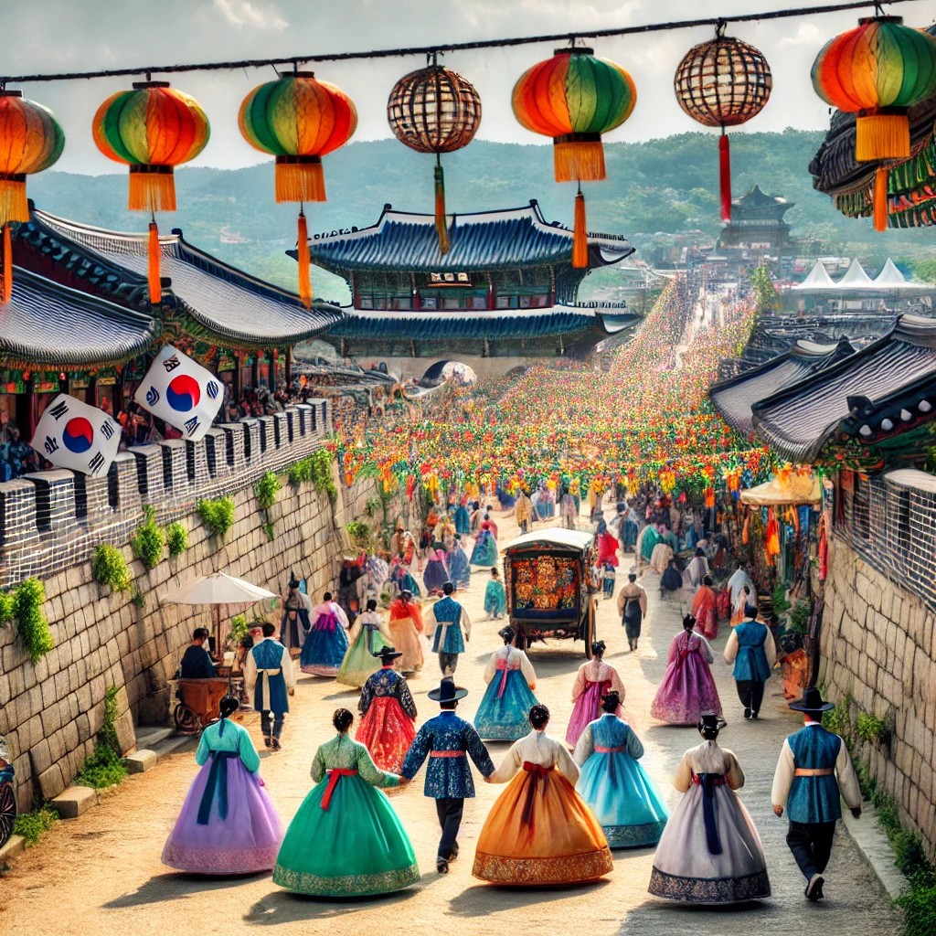 화성 주변 볼거리 한복 이미지