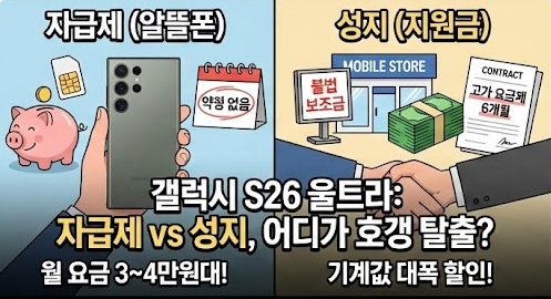 "자급제 vs 성지" 어디가 쌀까?