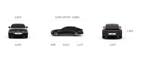 제네시스 G80 사이즈 제원