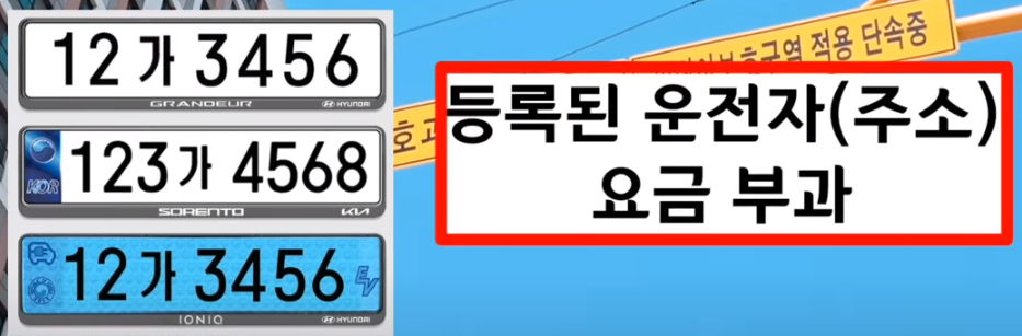 등록된 운전자