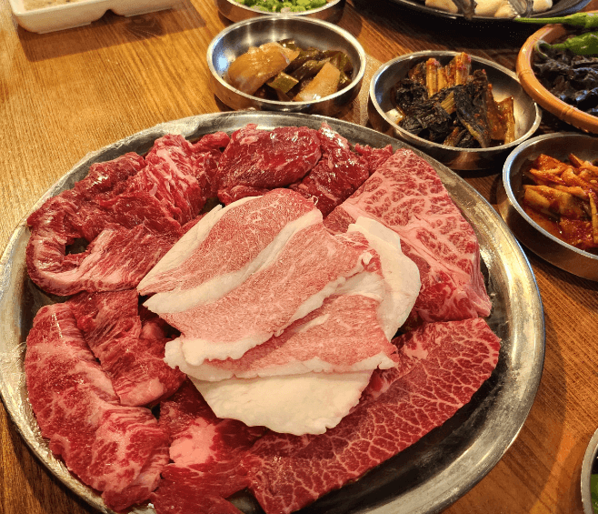 생방송오늘저녁 한우 특수부위 모둠 5총사 안양 맛집