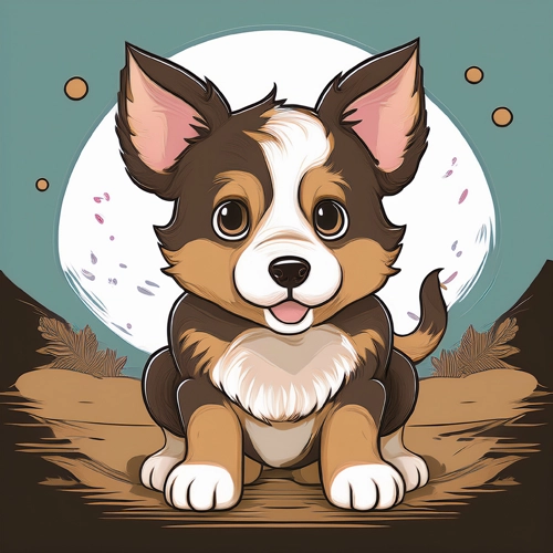 장난기 가득한 강아지1