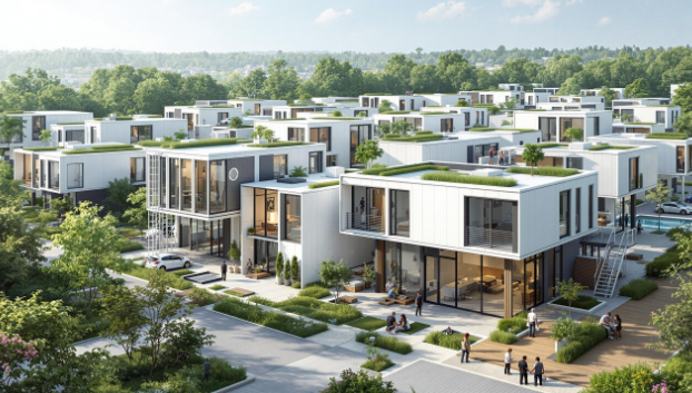 모듈로 건축에 대한 이미지입니다.